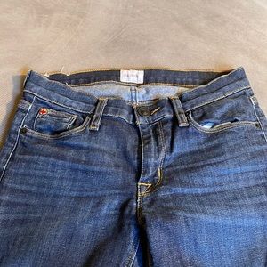 Blue low waist jeans